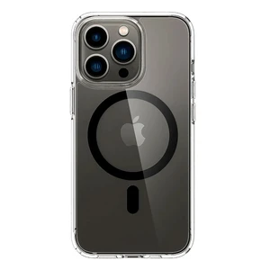 Прозрачный чехол Spigen Ultra Hybrid MagSafe Black для iPhone 13 Pro - Фото 3