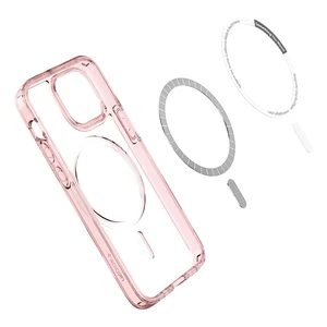 Прозрачный чехол Spigen Ultra Hybrid MagSafe Rose Crystal для iPhone 13 mini - Фото 5