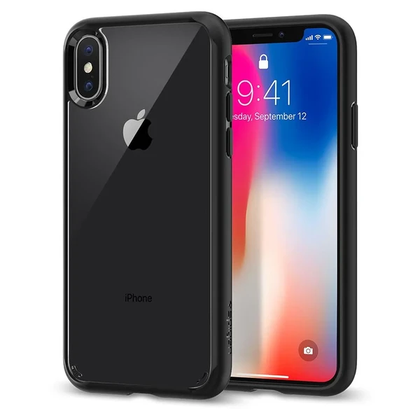 Чохол Spigen Ultra Hybrid Matte Black для iPhone X | XS