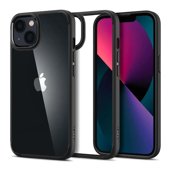 Захисний чохол Spigen Ultra Hybrid Matte Black для iPhone 13 в Мукачеві