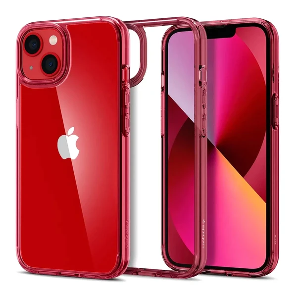 Захисний чохол Spigen Ultra Hybrid Red Crystal для iPhone 13