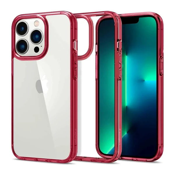 Защитный чехол Spigen Ultra Hybrid Red Crystal для iPhone 13 Pro в Сумах