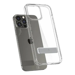 Прозрачный чехол-подставка Spigen Ultra Hybrid S Crystal Clear для iPhone 13 Pro - Фото 3