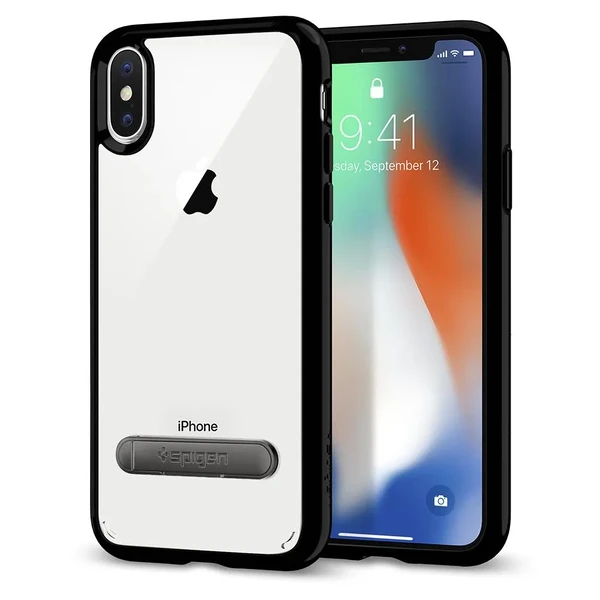 Чохол Spigen Ultra Hybrid S Jet Black для iPhone X | XS у Миколаєві