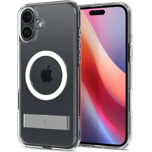 Прозорий білий чохол Spigen Ultra Hybrid S Mag для iPhone 16 Plus - Фото 9