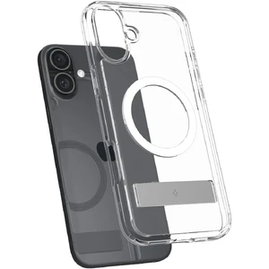 Прозорий білий чохол Spigen Ultra Hybrid S Mag для iPhone 16 Plus - Фото 3