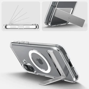 Прозорий білий чохол Spigen Ultra Hybrid S Mag для iPhone 16 Plus - Фото 14