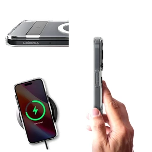 Прозорий білий чохол Spigen Ultra Hybrid S Mag для iPhone 16 Plus - Фото 16