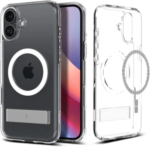 Прозорий білий чохол Spigen Ultra Hybrid S Mag для iPhone 16 Plus - Фото 2