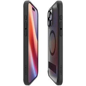 Півпрозорий чорний чохол Spigen Ultra Hybrid S Mag для iPhone 16 Pro - Фото 2