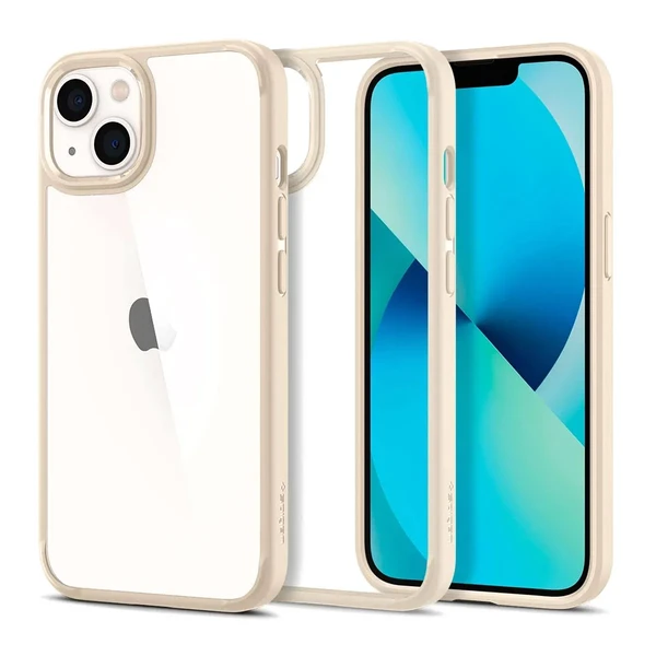 Захисний чохол Spigen Ultra Hybrid Sand Beige для iPhone 13 в Мукачеві