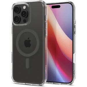 Прозрачный серый чехол Spigen Ultra Hybrid T Mag для iPhone 16 Pro - Фото 5