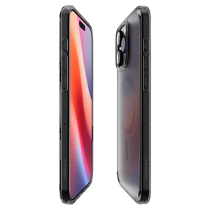 Полупрозрачный черный чехол Spigen Ultra Hybrid T Mag для iPhone 16 Pro Max - Фото 6