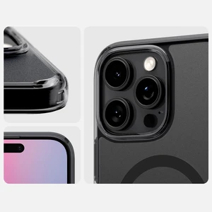 Полупрозрачный черный чехол Spigen Ultra Hybrid T Mag для iPhone 16 Pro Max - Фото 14