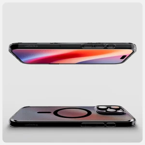 Полупрозрачный черный чехол Spigen Ultra Hybrid T Mag для iPhone 16 Pro Max - Фото 15