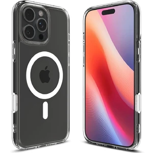 Прозрачный белый чехол Spigen Ultra Hybrid T Mag для iPhone 16 Pro Max - Фото 4