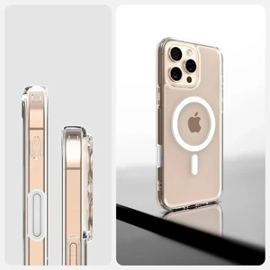 Прозрачный белый чехол Spigen Ultra Hybrid T Mag для iPhone 16 Pro Max - Фото 10