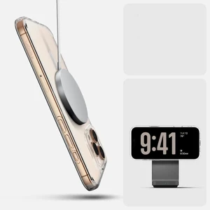 Прозрачный белый чехол Spigen Ultra Hybrid T Mag для iPhone 16 Pro Max - Фото 11