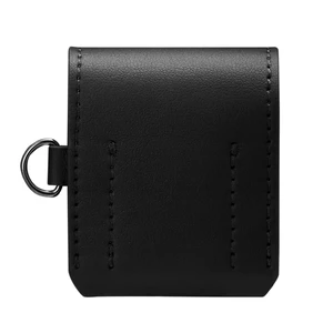 Шкіряний чохол з карабіном Spigen Valentinus Black для AirPods - Фото 3