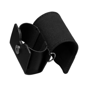 Шкіряний чохол з карабіном Spigen Valentinus Black для AirPods - Фото 5