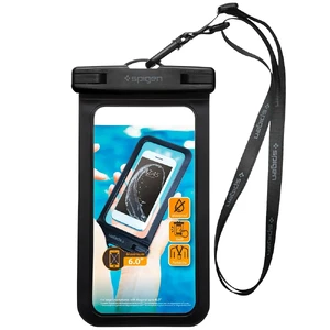 Универсальный водонепроницаемый чехол Spigen Velo A600 Black