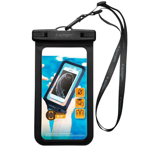 Універсальний водонепроникний чохол Spigen Velo A600 Black