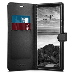 Шкіряний чохол-книжка Spigen Wallet S Black для Samsung Galaxy Note 9