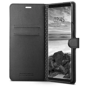 Шкіряний чохол-книжка Spigen Wallet S Black для Samsung Galaxy Note 9 - Фото 2
