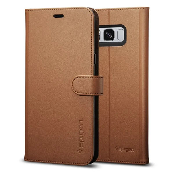 Чохол Spigen Wallet S Brown для Samsung Galaxy S8
