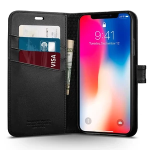 Чехол Spigen Wallet S Black для iPhone X | XS - Фото 5