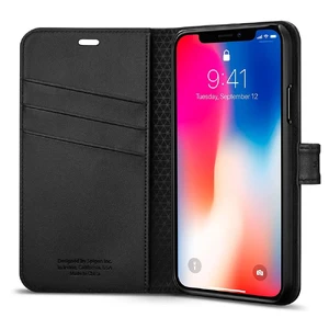 Чехол Spigen Wallet S Black для iPhone X | XS - Фото 6