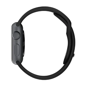 Ремінець Apple 41mm | 40mm | 38mm Black Sport Band with Space Black Steel Pin S | M & M | L (MJ4F2) для Apple Watch - Фото 6