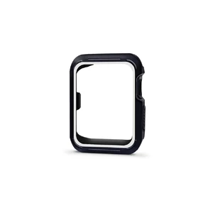 Ремешок + чехол iLoungeMax Sport Band Black | White для Apple Watch 38mm Series 3 | 2 | 1 - Фото 2
