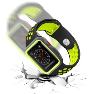 Ремешок + чехол iLoungeMax Sport Band Black | Volt для Apple Watch 38mm Series 3 | 2 | 1 - Фото 3