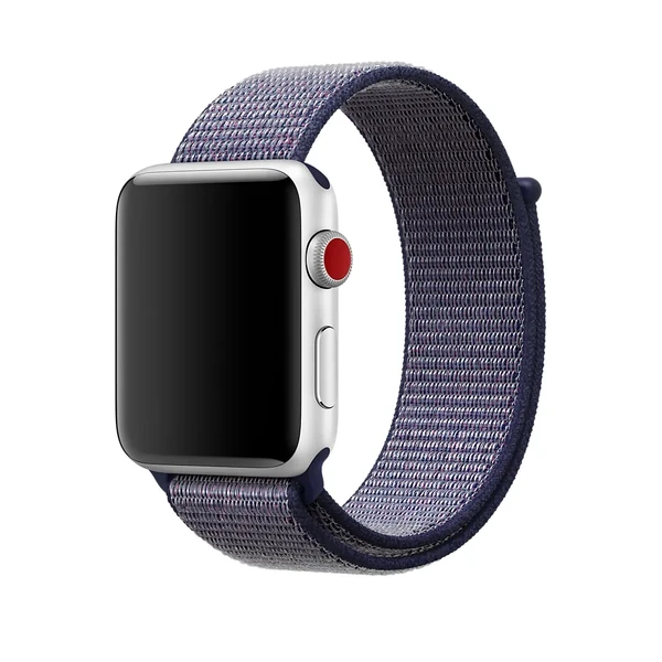 Ремінець iLoungeMax Sport Loop Midnight Blue для Apple Watch Ultra 49mm | 45mm | 44mm | 42mm  OEM