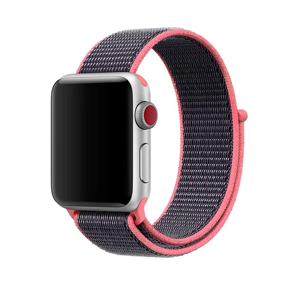 Ремінець iLoungeMax Sport Loop Spicy Pink для Apple Watch Ultra 49mm | 45mm | 44mm | 42mm  OEM