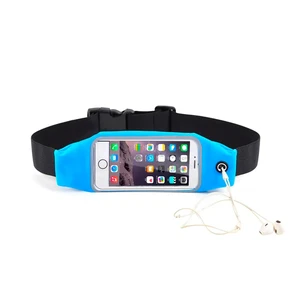 Блакитний спортивний чохол-сумка на пояс iLoungeMax для iPhone | смартфонів до 5.8"