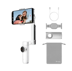 Портативный стабилизатор для iPhone с искусственным интеллектом и селфи-палкой Insta360 Flow с отслеживанием человека и штативом - Фото 2