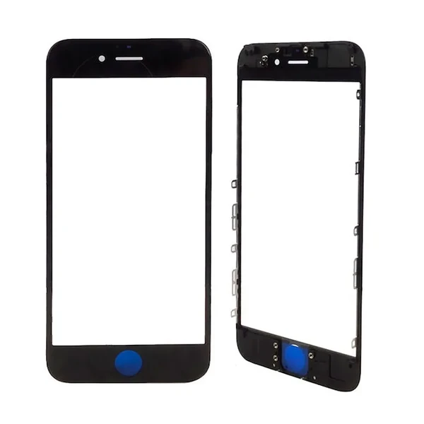 Скло з рамкою і ОСА плівкою (Black) для iPhone 7 в Запоріжжі
