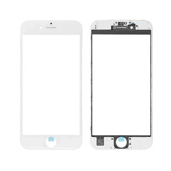 Скло з рамкою і ОСА плівкою (White) для iPhone 7 в Запоріжжі