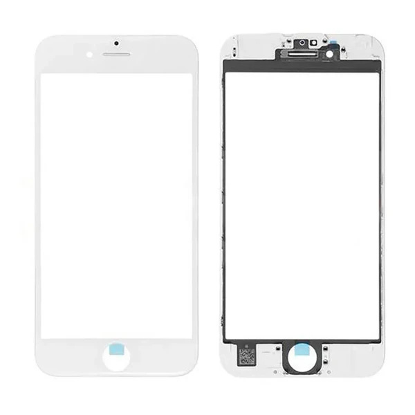 Стекло с рамкой и ОСА пленкой (White) для iPhone 6 Plus в Ужгороде