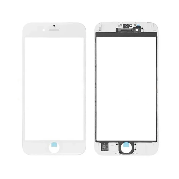 Скло з рамкою і ОСА плівкою (White) для iPhone SE 2 (2020) у Луцьку
