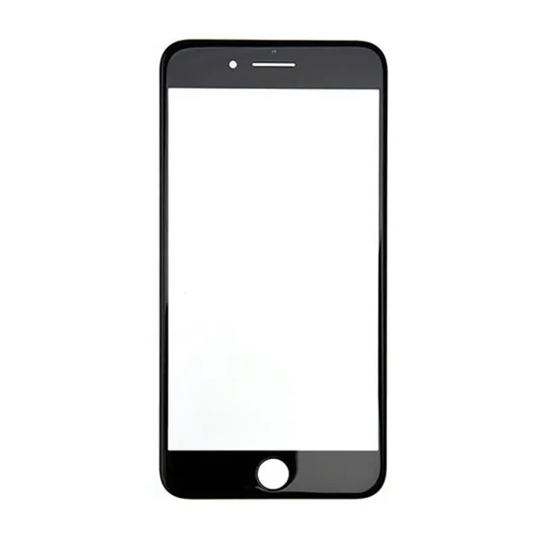 Стекло дисплея с рамкой (Black) для iPhone 8 в Ужгороде
