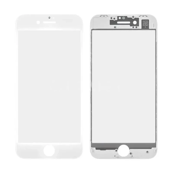 Стекло дисплея с рамкой (White) для iPhone 8
