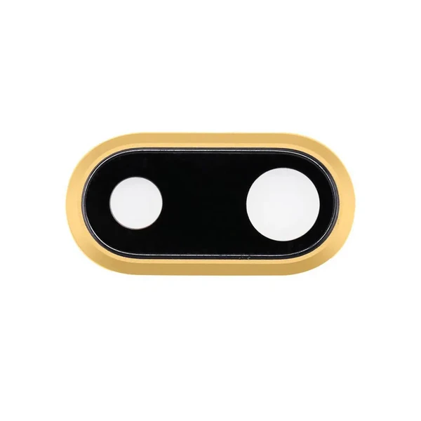 Скло задніх камери + рамка (Gold) для iPhone 8 Plus у Рівному