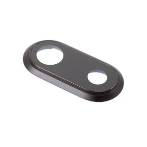 Стекло задней камеры + рамка (Black) для iPhone 8 Plus