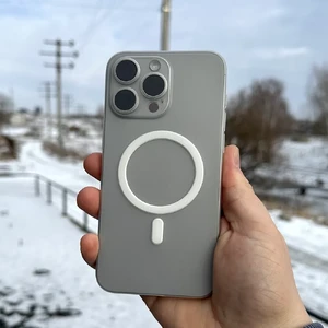 Супертонкий чехол oneLounge 1Thin 0.6mm MagSafe White для iPhone 15 Pro - Фото 7
