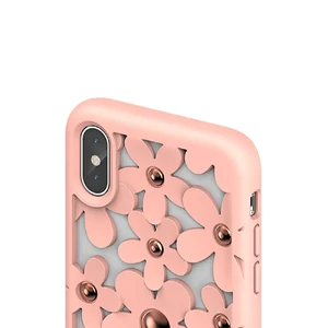 3D чехол SwitchEasy Fleur Rose Pink для iPhone X | XS - Фото 6