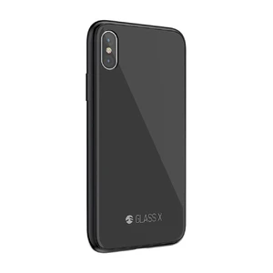 Стеклянный чехол SwitchEasy Glass X Black для iPhone X | XS