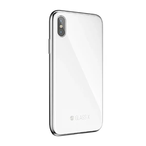 Стеклянный чехол SwitchEasy Glass X White для iPhone X | XS  - Фото 1